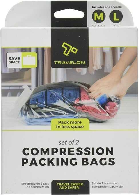 Travelon Set of 2 Compression Packing Bags